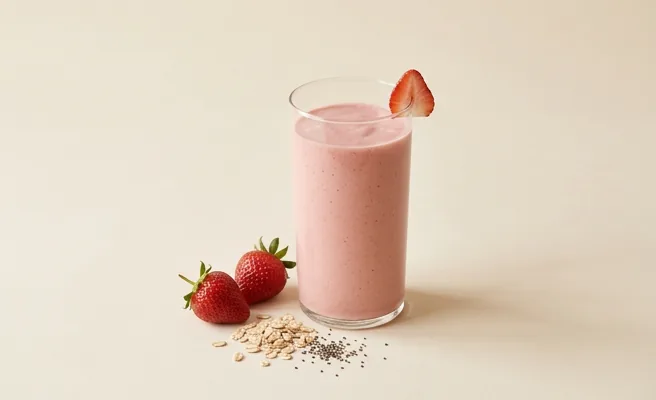 Çilekli Protein Smoothie